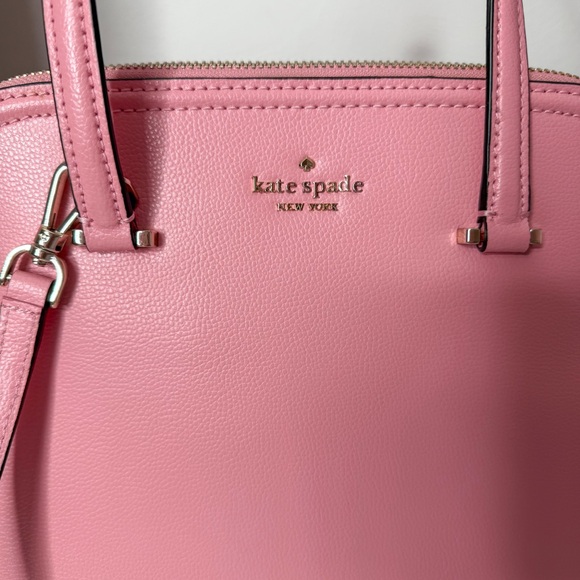 Kate Spade Pink Leather Dome Satchel. - Picture 2 of 10